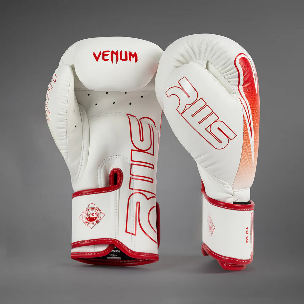 Guantes de boxeo Venum x RWS 2.0 - Blanco/Rojo