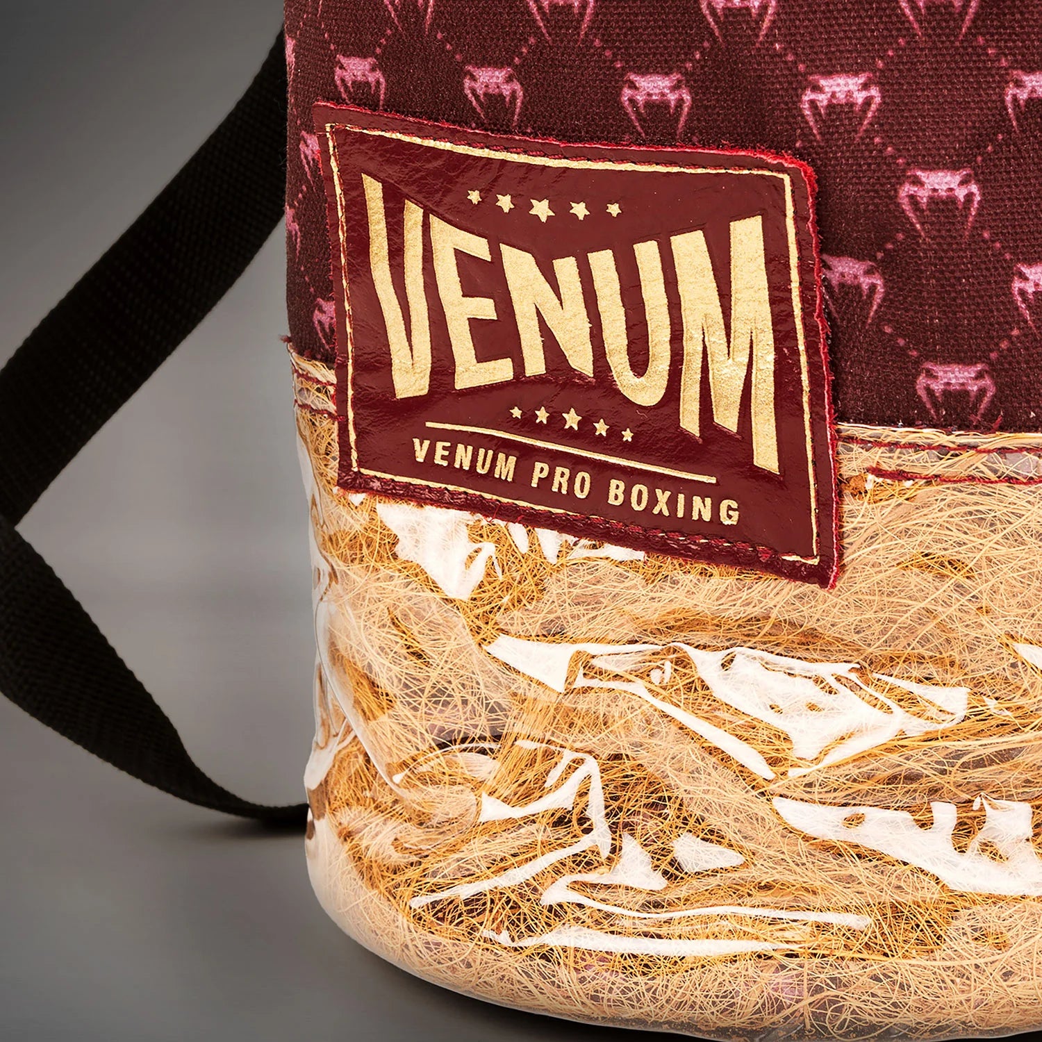 Guantes de boxeo con cordones Venum Coco Monogram Pro (Rojo granate)