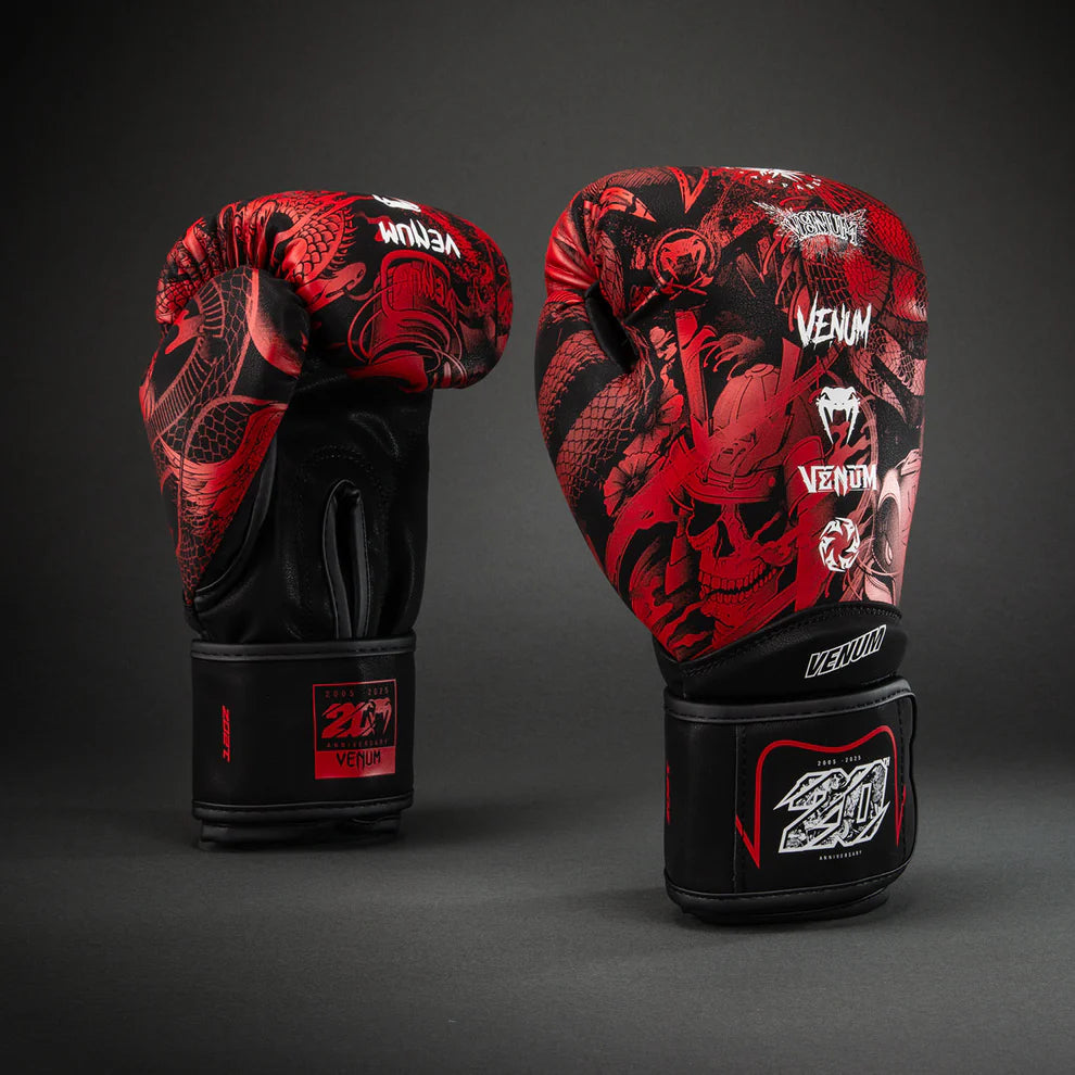 Guantes de boxeo Venum 20 Aniversario (Negro/Rojo)
