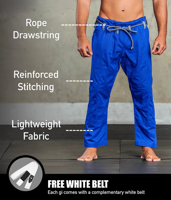 ELITE - Kimono de BJJ para hombre Brazilian Jiu Jitsu Core Azul