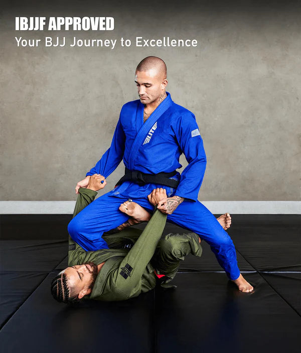 ELITE - Kimono de BJJ para hombre Brazilian Jiu Jitsu Core Azul