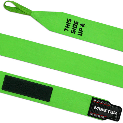 180" Semi-Elastic Hand Wraps for MMA & Boxing (Pair) - Neon