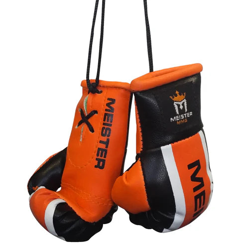 Meister Mini Guantes de Boxeo - Negro/Naranja